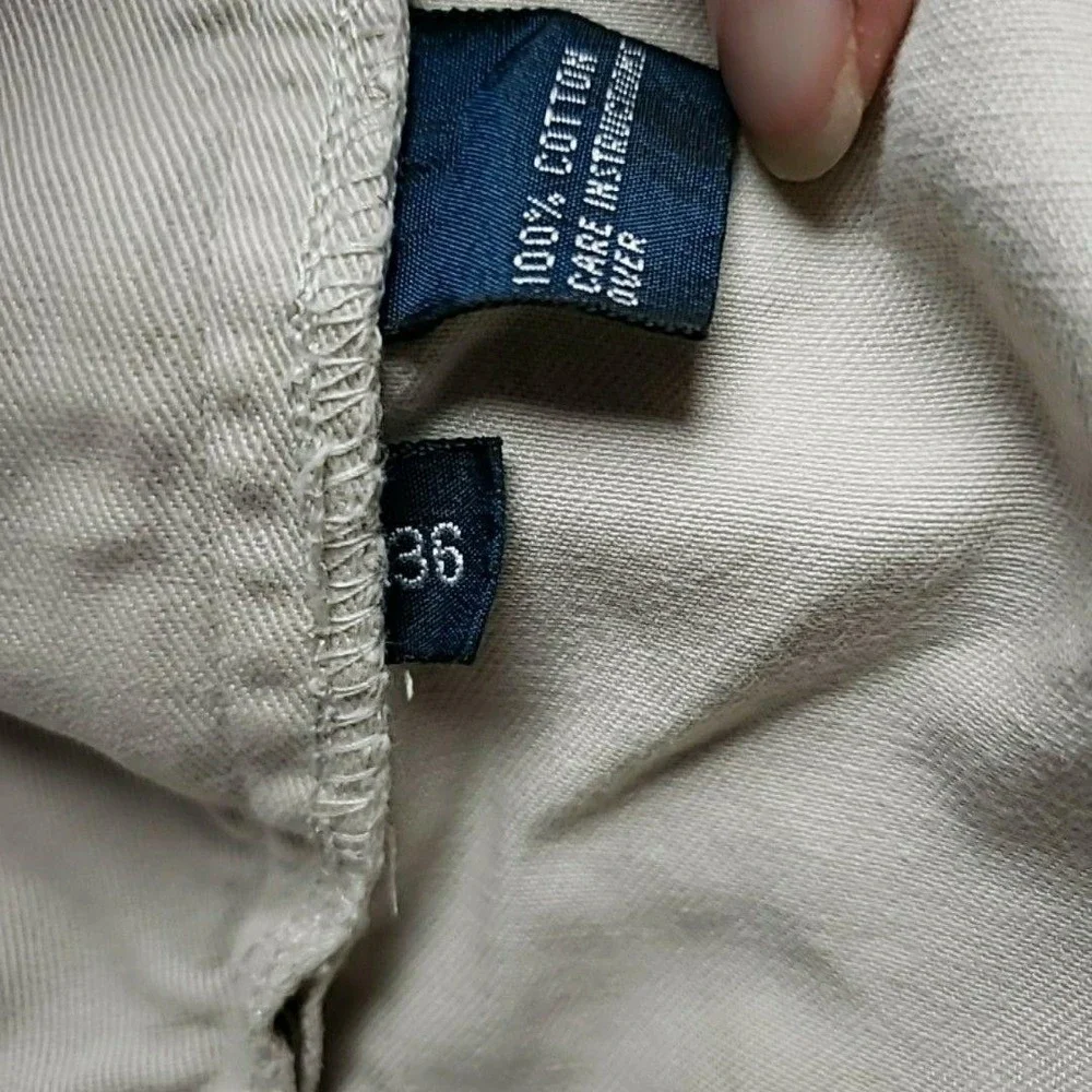 Polo Ralph Lauren Shorts Mens 36 Beige Tyler Short Pleated Chino 11 Inseam